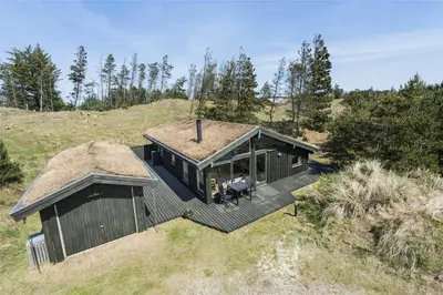 an overhead view of a house on a hill at BL1522-Saltum-Kordalslien-25 in Saltum