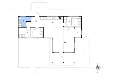 a house for a familyfirst floor plan at BL1383-Saltum-Foraarsvangen-18 in Saltum