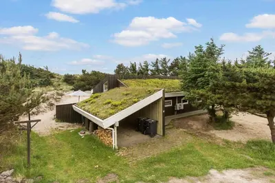 an image of a house with a green roof at BL1202-Saltum-Revlingevej-6 in Saltum
