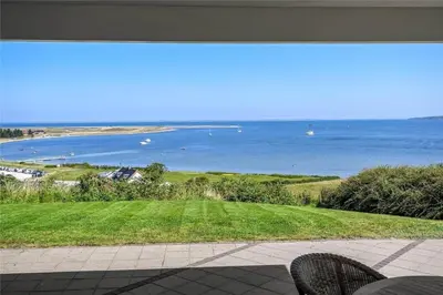 a view of the ocean from a house balcony at G336-Lemvig-Myntevej-36 in Lemvig