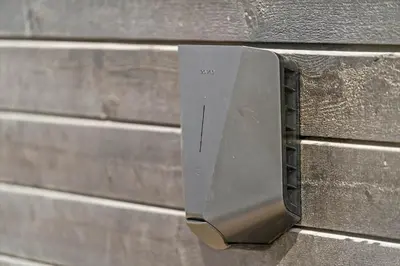 a metal object is attached to a wall at 368-Harboore-Gloryvej-25 in Harboør
