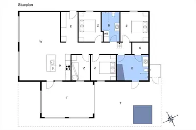 a house for a familyfirst floor plan at 375-Harboore-Gloryvej-14-A in Harboør