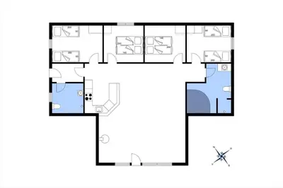 a floor plan of a house at 377-Harboore-Fourmivej-56 in Harboør