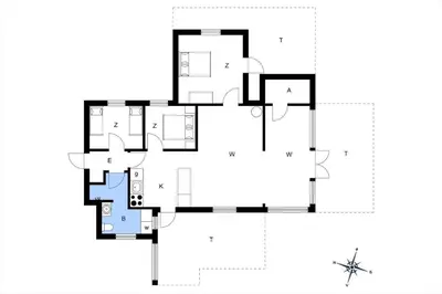 a floor plan of a house at G410-Lemvig-Porsevej-10 in Lemvig