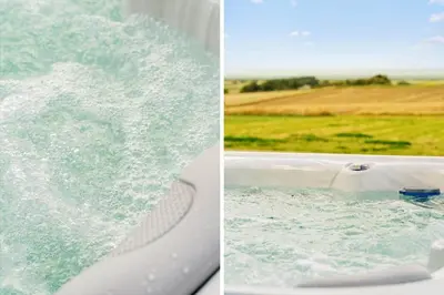 two pictures of a window with water on it at G422-Lemvig-Pragtstjernevej-22 in Lemvig