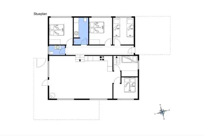 a floor plan of a house at 807-Harboore-Dalevej-9 in Harboør