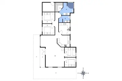 a floor plan of a house at JB245-Fjerritslev-Tyttebaerstien-44 in Fjerritslev