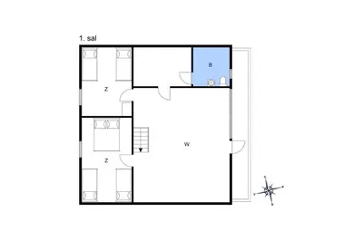 a house with a viewfourth floor plan at JB148-Fjerritslev-Svinklovvej-107 in Fjerritslev