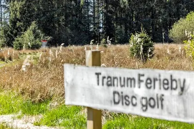 a sign that reads tramterm fertility disc golf at JB223-Brovst-Kronvildtvej-18 in Brovst