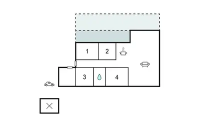 a block diagram of a periodic table of elements at Pet Friendly Home In Struer With Wifi in Struer