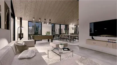 a living room with a couch and a piano at BL1127-Saltum-Bondagervej-23 in Saltum