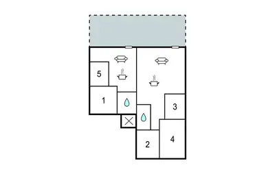 a block diagram of a coordinate system at 5 Bedroom Amazing Home In Hanstholm in Hanstholm