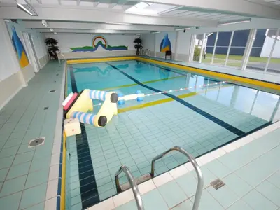 a large swimming pool in a large room at Apartment Benthe - 100m to the fjord by Interhome in Vestervig