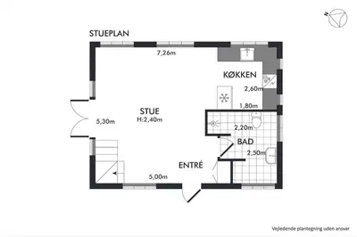 a floor plan of a house at BL1146-Saltum-Kalundborgvej-25 in Saltum