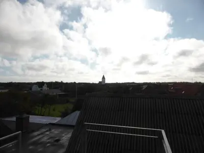 a view from the roof of a building at Harboøre Hotel in Harboør