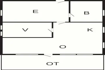 a block diagram of a reactivity diagram of a molecule at 2 person holiday home in Thyholm-By Traum in Thyholm