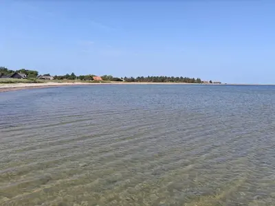 a large body of water with ripples in the water at 5 person holiday home in Roslev-By Traum in Sønder Thise
