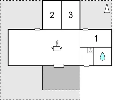 a block diagram of a block diagram of a block algorithm at Studio Holiday Home In Lokken in Løkken