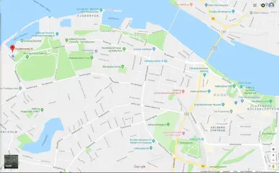 a map of the city of philadelphia at Danhostel Aalborg in Aalborg