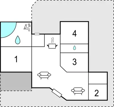 a block diagram of a block diagram of a block diagram at Four-Bedroom Holiday Home In Fjerritslev in Fjerritslev