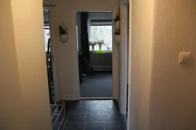 a hallway with a hallway leading into a room at Bed and Breakfast i Struer in Struer