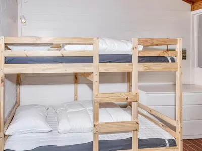 a bunk bed room with two bunk beds at Type2 holiday home in Hanstholm in Hanstholm
