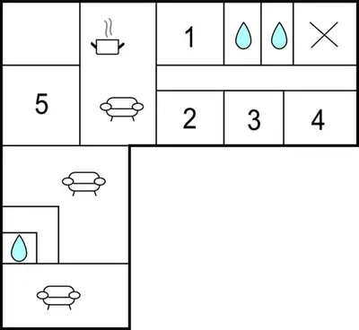 an educational game for preschool children to learn numbers at Gorgeous Home In Hanstholm With Kitchen in Hanstholm