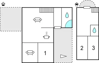 a schematic diagram of a laboratory with the results of the experiment at Holiday Home Kjeldbjergvej Lemvig Iii in Lemvig