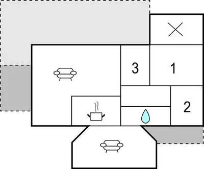 a diagram of a block diagram of a block diagram at Nice Home In Thisted With Kitchen in Thisted
