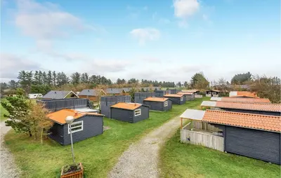 an aerial view of a row of houses at Cozy Home In Hanstholm With Wifi in Hanstholm