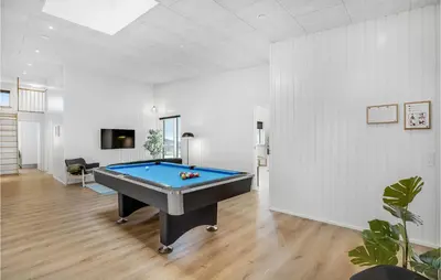 a billiard room with a pool table in it at Lovely Home In Løgstrup With Wifi in Løgstrup
