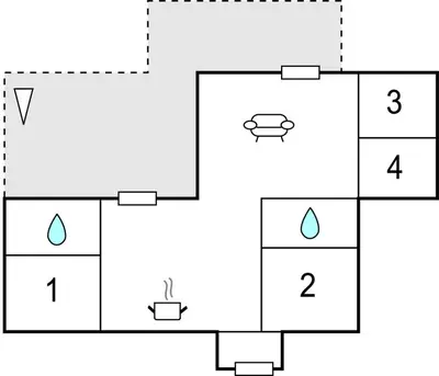 a block diagram of a block diagram of a block reactor at 4 Bedroom Gorgeous Home In Løgstrup in Løgstrup