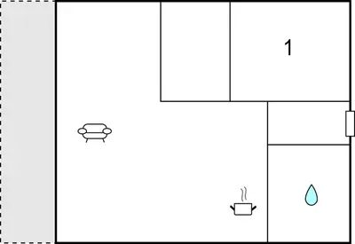 a diagram of the reaction of two different liquids at 2 Bedroom Awesome Home In Thyholm in Thyholm