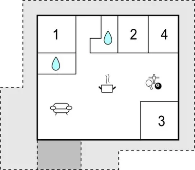 a diagram of a periodic table with a line graph at Nice Home In Spøttrup With Sauna in Spottrup