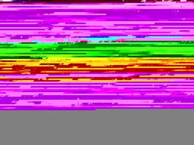 a colorful computer screen with rainbow colors at Holiday Home Mimo - 150m from the sea by Interhome in Harboør