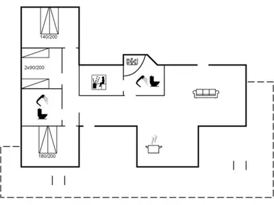 a schematic diagram of the experimental apparatus at Holiday Home Bodulf - 600m from the sea by Interhome in Torsted