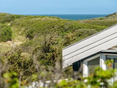 a house on a hill with a grassy slope at Holiday Home Swerting - 230m from the sea by Interhome in Saltum