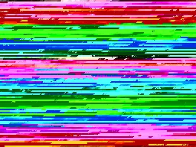 a close up of a computer screen with rainbow colors at Holiday Home Hadar - 100m from the sea by Interhome in Saltum