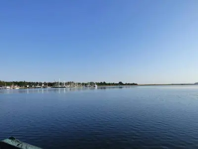 a view of a large body of water at 4 person holiday home in Højslev-By Traum in Højslev
