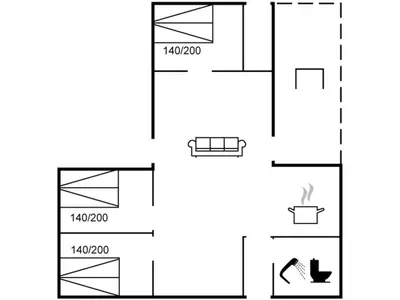 a schematic diagram of the experimental apparatus at Holiday Home Clarita - 300m to the fjord by Interhome in Roslev