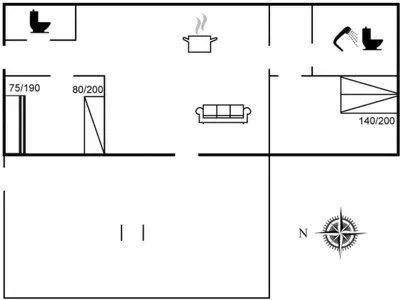 a schematic diagram of the experimental procedure at Holiday Home Ingomar - 300m from the sea by Interhome in Pandrup