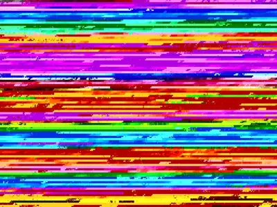 a close up of a computer screen with rainbow colors at Holiday Home Millie - 3km to the fjord by Interhome in Løgstør