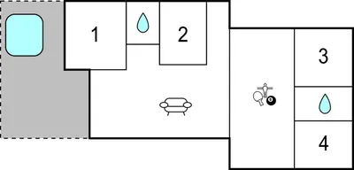 an image of an educational game for teaching children to count numbers at Pet Friendly Home In Løgstrup With Wifi in Løgstrup